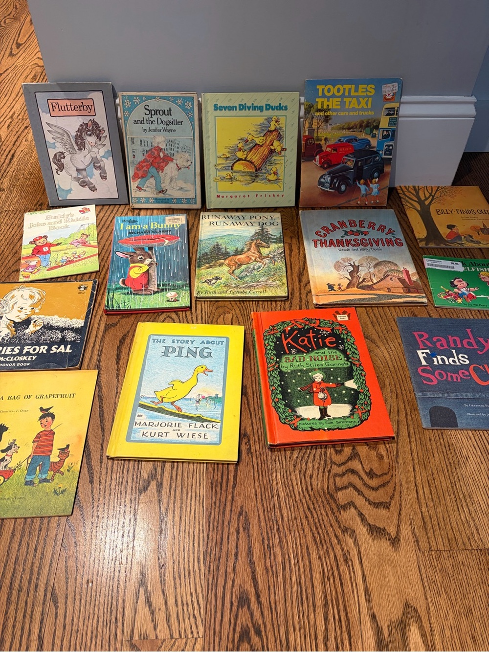15+ Vintage Assorted Kids Picture Books Collection -1960s
